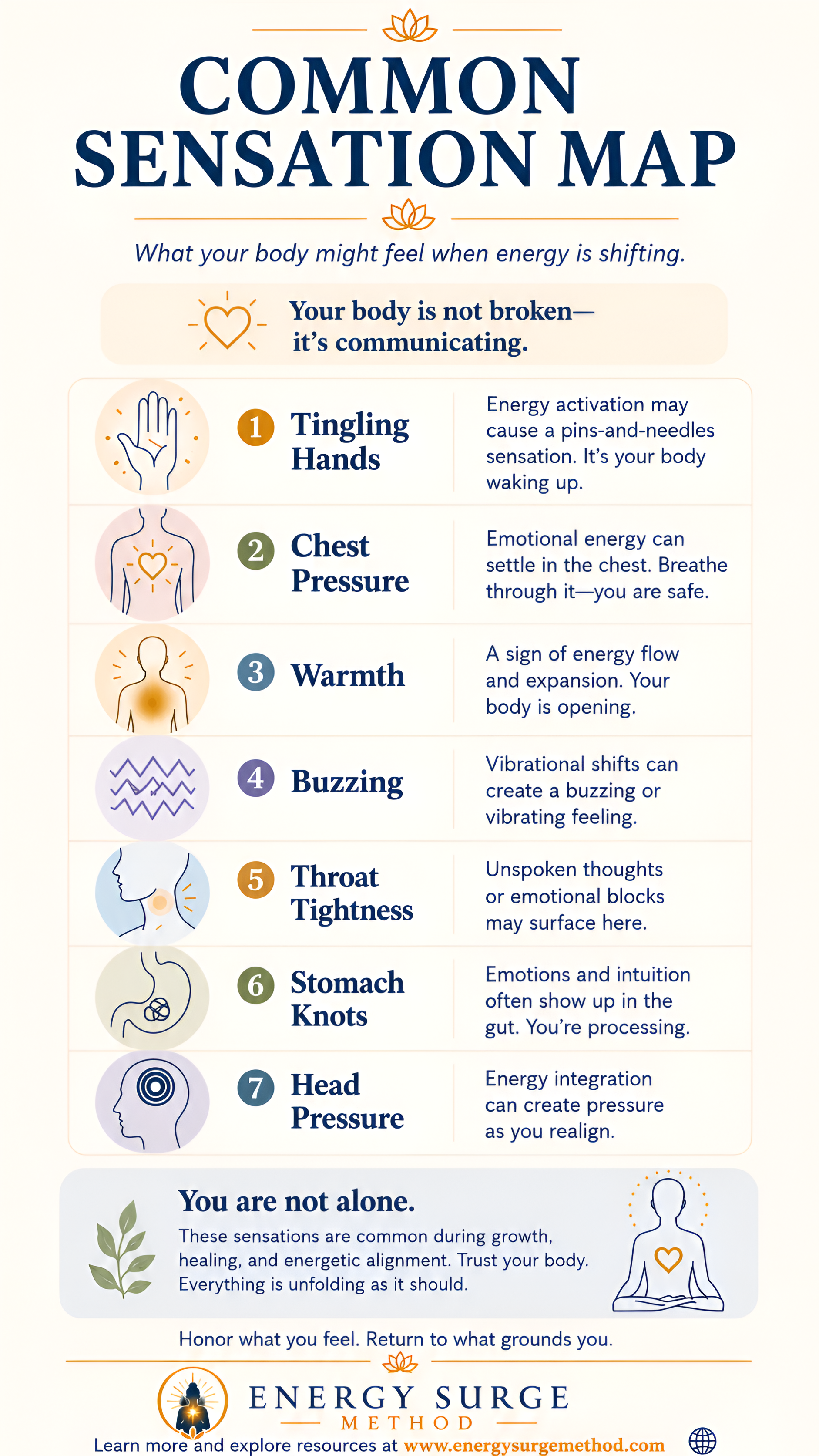 Common Spiritual Energy Symptoms